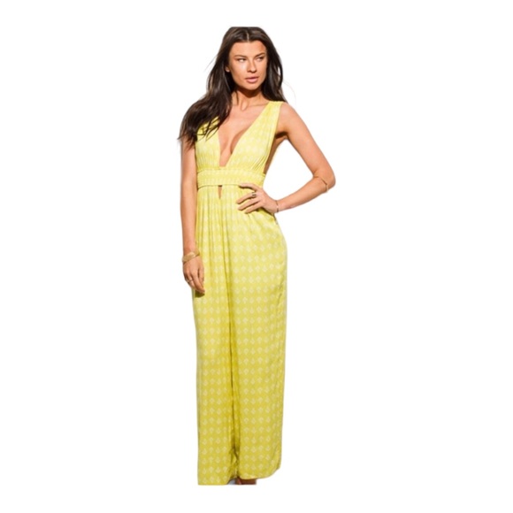 K by Kinnucan’s Ryan Keyhole Flowy Wide Leg Jumpsuit | Size S - Picture 1 of 11